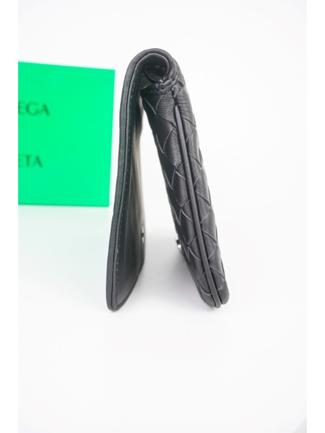 Bottega Veneta Lambskin Intrecciato Woven Clutch