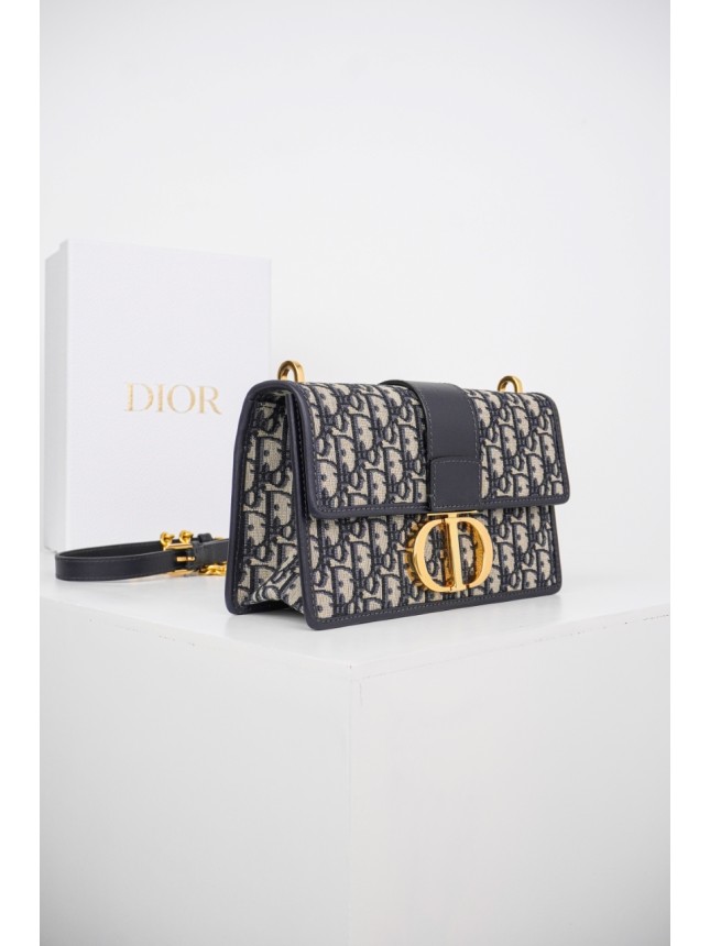 DIOR Embroidered Oblique Shoulder Bag
