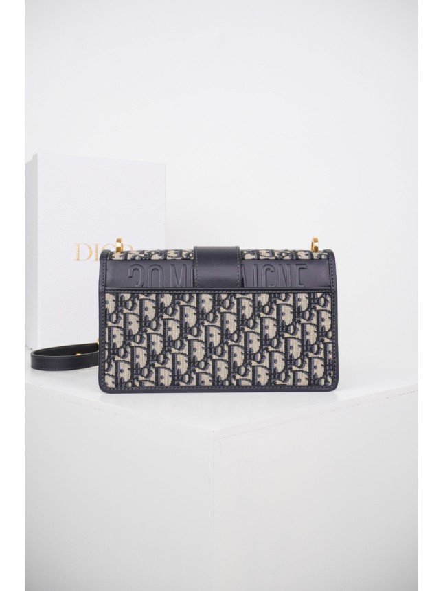 DIOR Embroidered Oblique Shoulder Bag