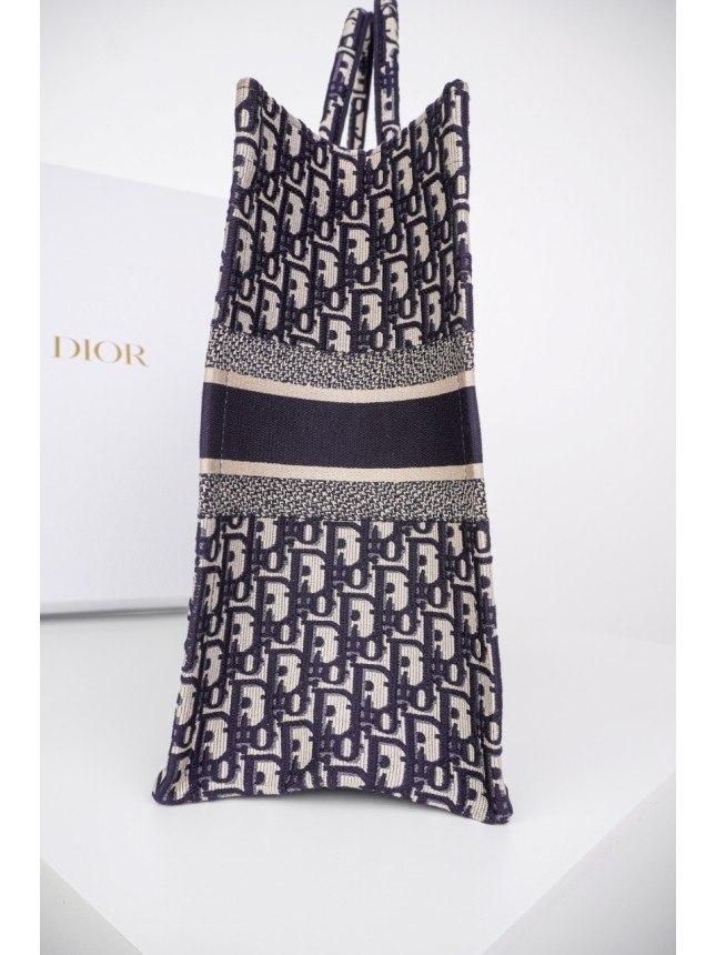  DIOR Full-Coverage Oblique Tote Bag