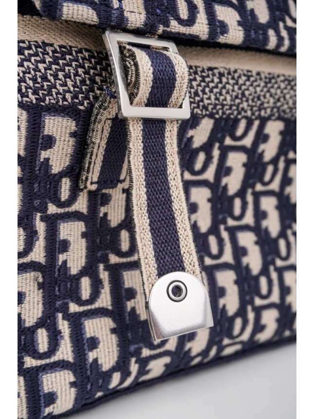  DIOR Oblique Collegiate Flap Crossbody Bag
