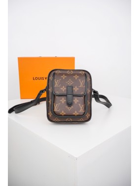 LOUIS VUITTON Monogram Canvas & Leather Crossbody Bag