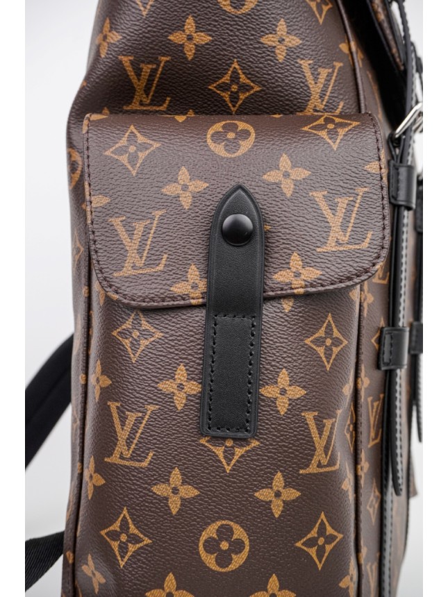 Louis Vuitton Monogram Canvas & Cowhide Leather Backpack