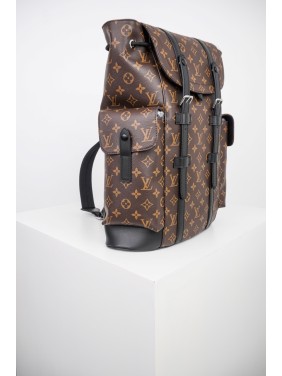 Louis Vuitton Monogram Canvas & Cowhide Leather Backpack