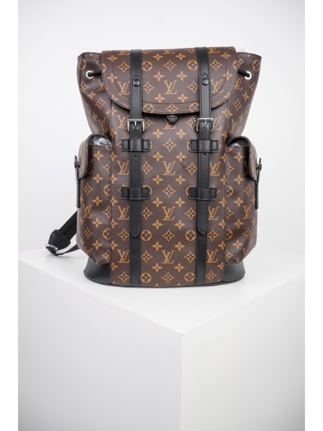 Louis Vuitton Monogram Canvas & Cowhide Leather Backpack