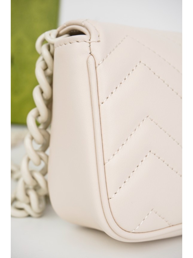 Gucci Marmont Classic Chain Bag in White