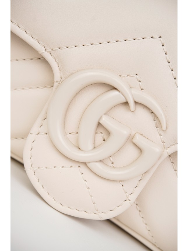 Gucci Marmont Classic Chain Bag in White