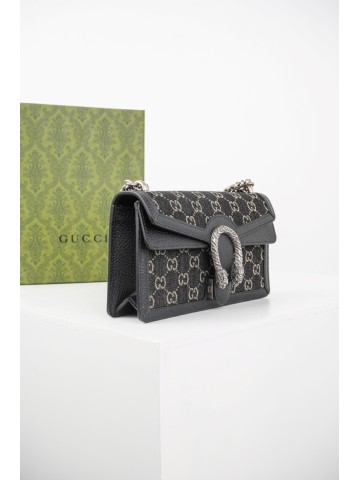 Gucci Dionysus Denim Bag in Black