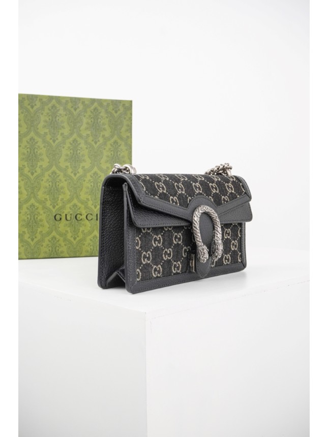 Gucci Dionysus Denim Bag in Black