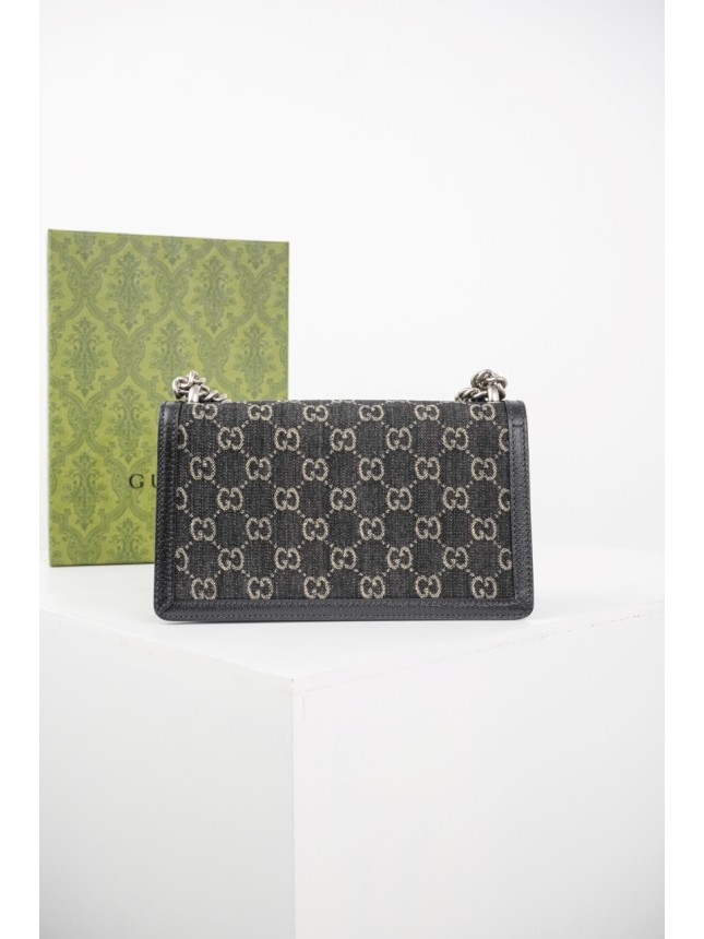 Gucci Dionysus Denim Bag in Black