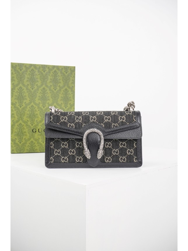 Gucci Dionysus Denim Bag in Black