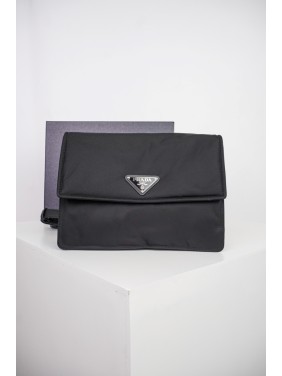 Prada Collaborazione Invite Vintage Nylon Flap Bag (Medium)