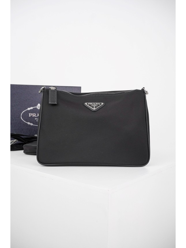 Prada 3-in-1 Re-Nylon Clutch Bag