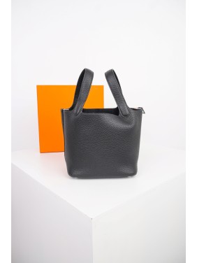 Hermès Picotin Lock Bag in Étoupe with Gold Hardware
