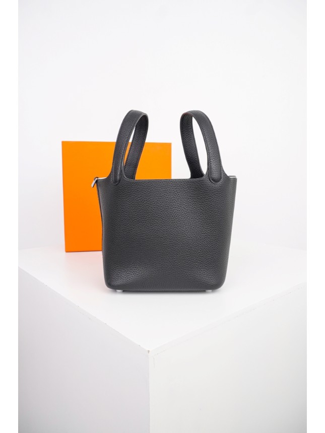 Hermès Picotin Lock Bag in Étoupe with Gold Hardware