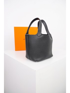 Hermès Picotin Lock Bag in Étoupe with Gold Hardware