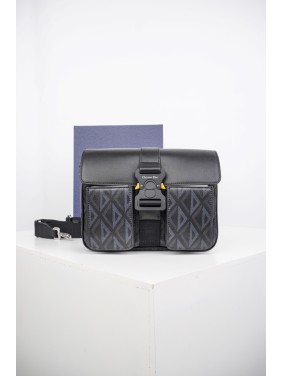 Dior Quilted Diamond Pattern Crossbody Bag