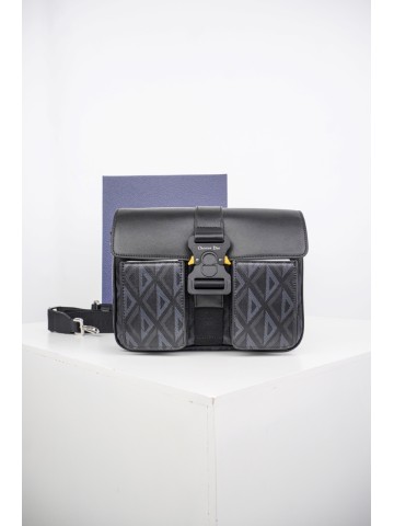 Dior Quilted Diamond Pattern Crossbody Bag
