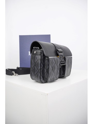 Dior Quilted Diamond Pattern Crossbody Bag