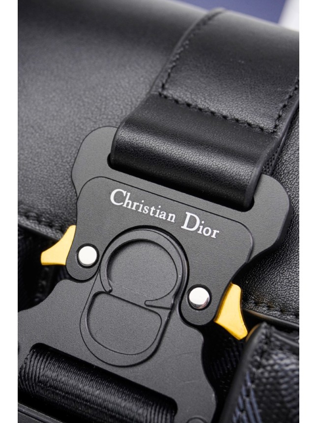 Dior Quilted Diamond Pattern Crossbody Bag