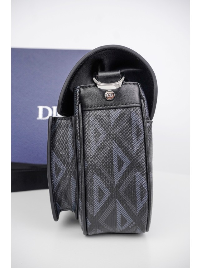 Dior Quilted Diamond Pattern Crossbody Bag