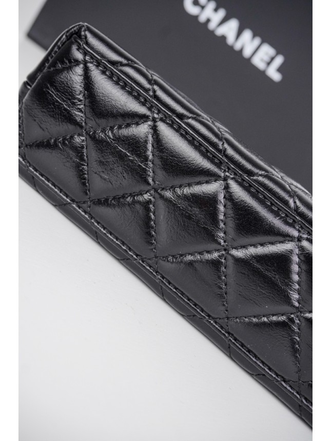 Chanel Quilted Calfskin Chain Shoulder Crossbody Bag