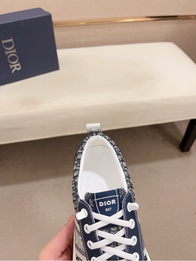 Dior New Style Italian Elastic Fabric Casual Men's Shoes