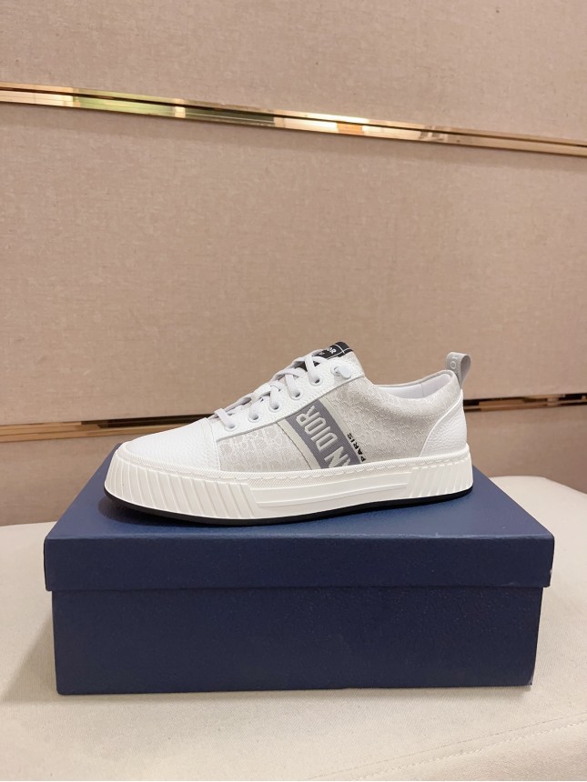 Dior New Style Italian Elastic Fabric Casual Men's Shoes