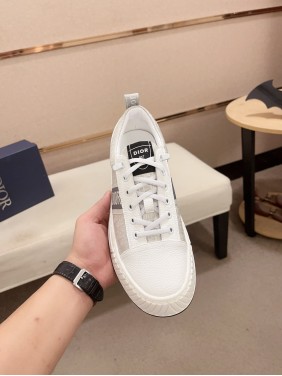 Dior New Style Italian Elastic Fabric Casual Men's Shoes