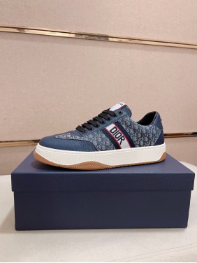 Dior New Style Italian Elastic Fabric Casual Men's Shoes