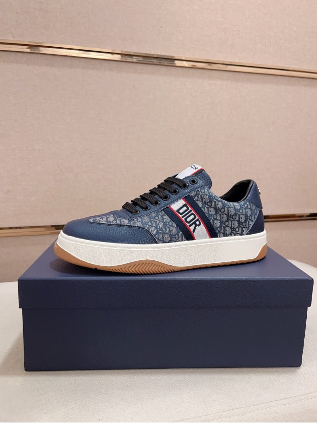 Dior New Style Italian Elastic Fabric Casual Men's Shoes