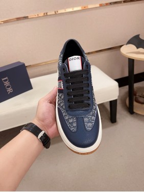Dior New Style Italian Elastic Fabric Casual Men's Shoes