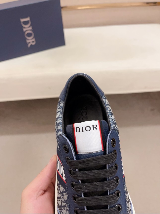 Dior New Style Italian Elastic Fabric Casual Men's Shoes