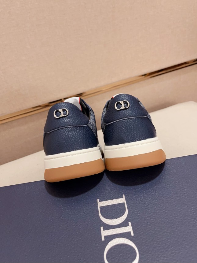 Dior New Style Italian Elastic Fabric Casual Men's Shoes