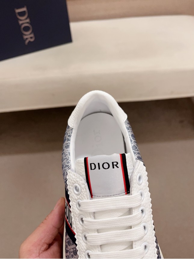 Dior New Style Italian Elastic Fabric Casual Men's Shoes