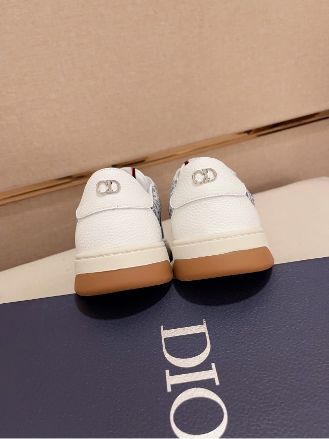 Dior New Style Italian Elastic Fabric Casual Men's Shoes