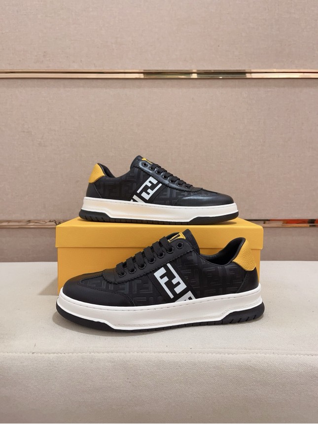 Fendi's latest men's cowhide casual shoes