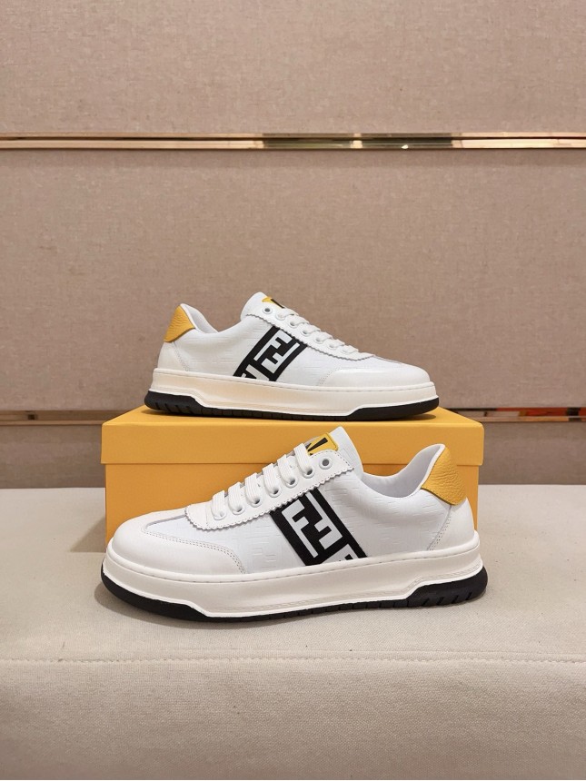 Fendi's latest men's cowhide casual shoes
