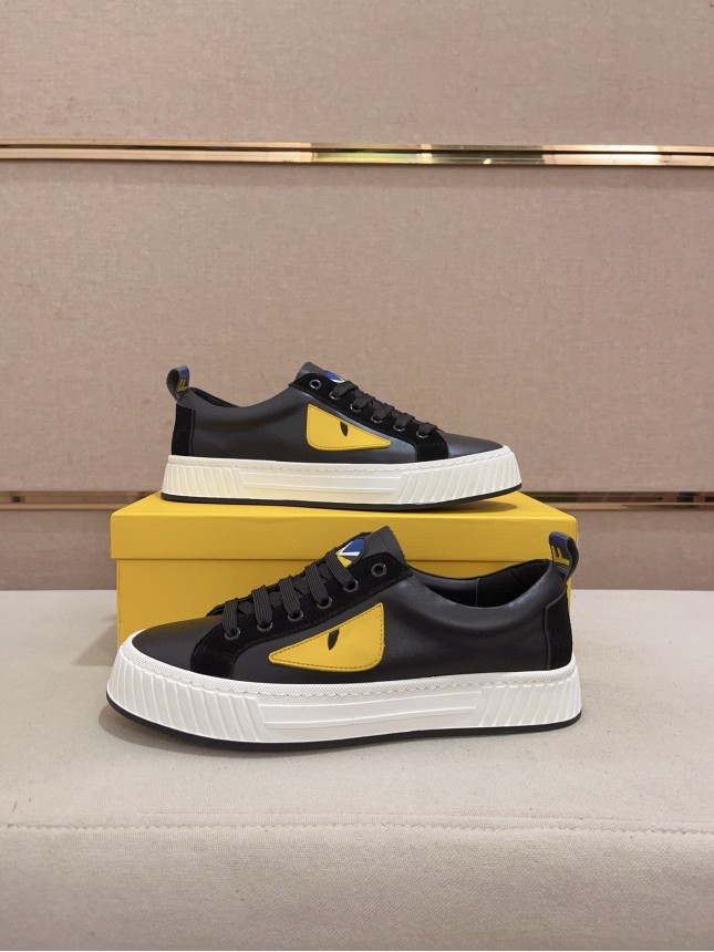 Fendi's latest men's cowhide casual shoes