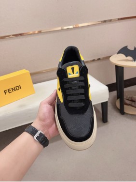 Fendi's latest men's cowhide casual shoes