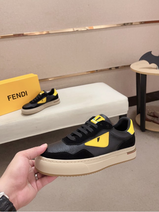 Fendi's latest men's cowhide casual shoes