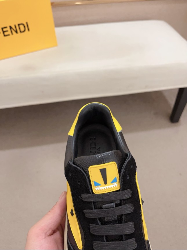 Fendi's latest men's cowhide casual shoes