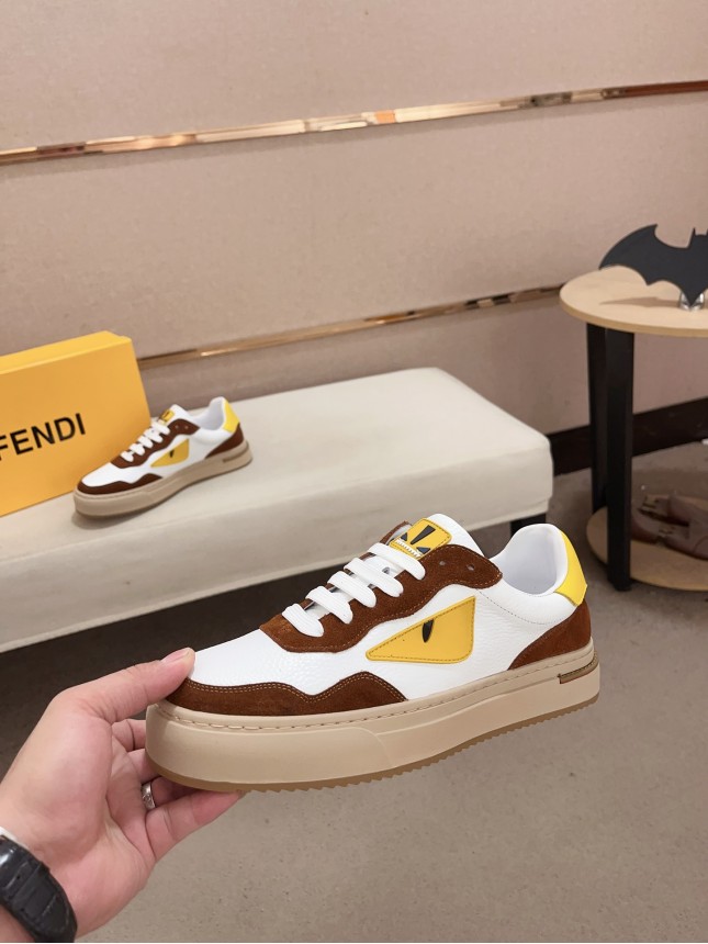 Fendi's latest men's cowhide casual shoes