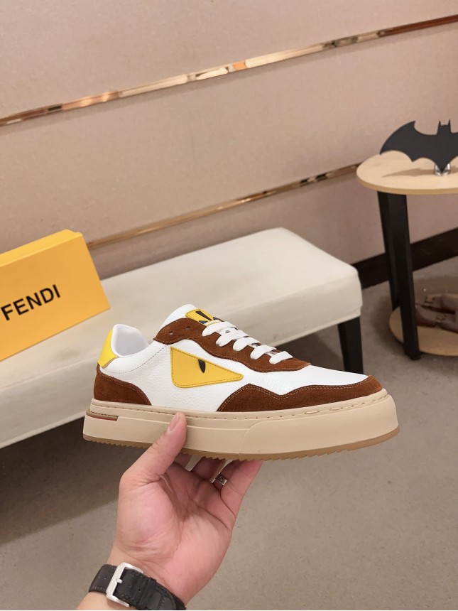 Fendi's latest men's cowhide casual shoes