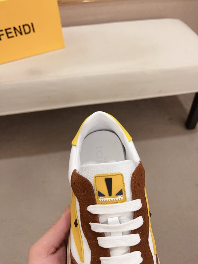 Fendi's latest men's cowhide casual shoes