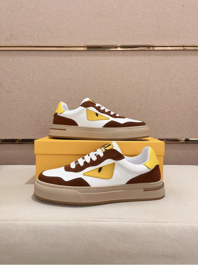 Fendi's latest men's cowhide casual shoes