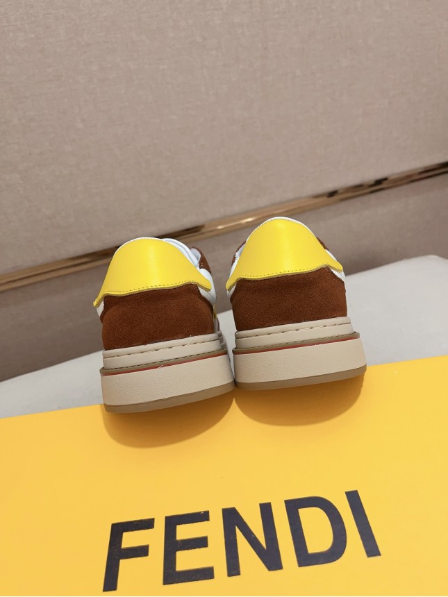 Fendi's latest men's cowhide casual shoes