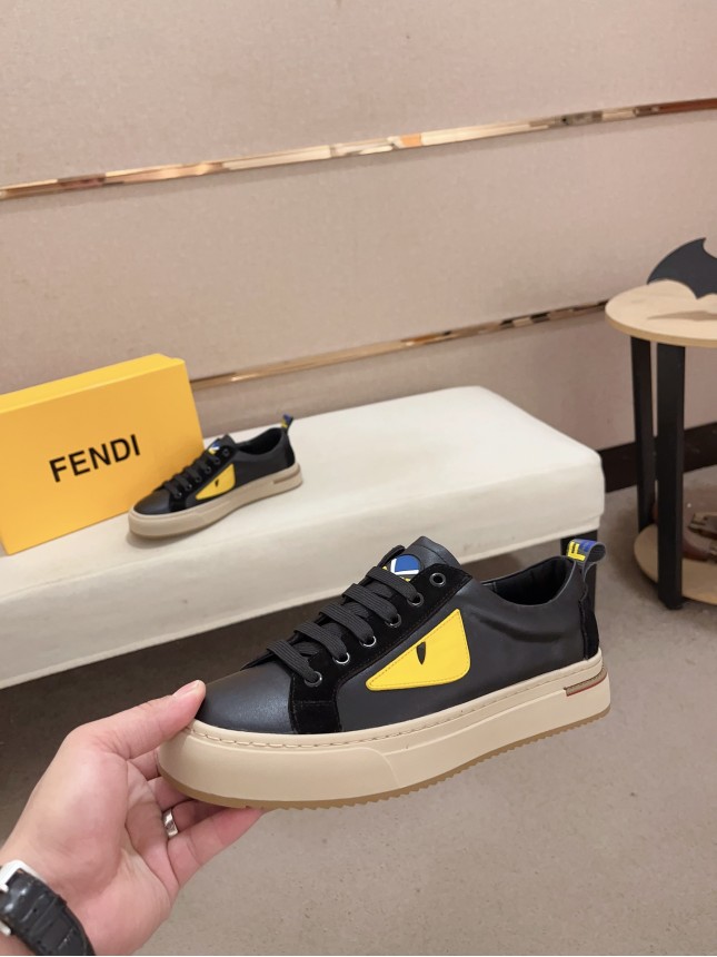 Fendi's latest men's cowhide casual shoes