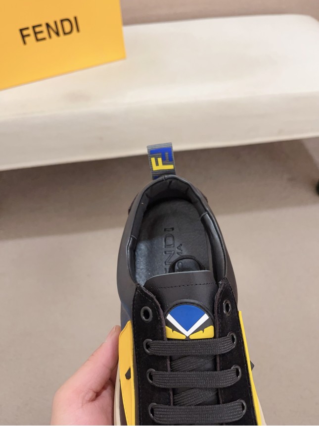Fendi's latest men's cowhide casual shoes