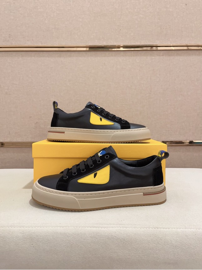Fendi's latest men's cowhide casual shoes